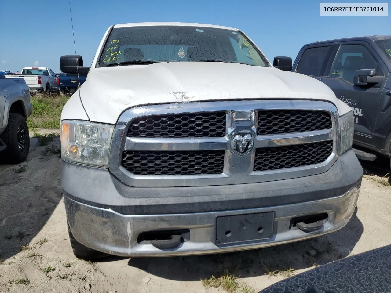 2015 Ram 1500 St VIN: 1C6RR7FT4FS721014 Lot: 74805454