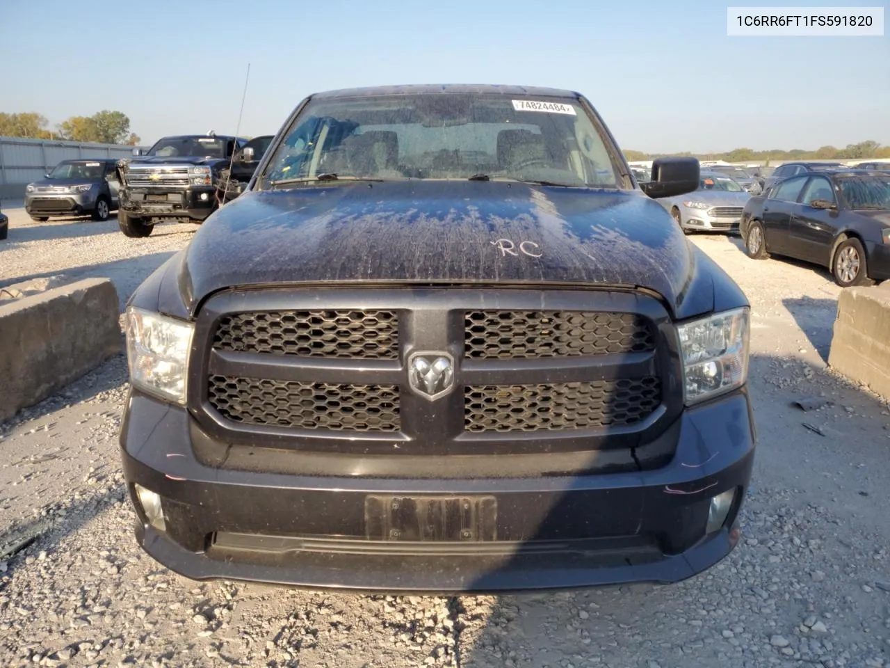 2015 Ram 1500 St VIN: 1C6RR6FT1FS591820 Lot: 74824484