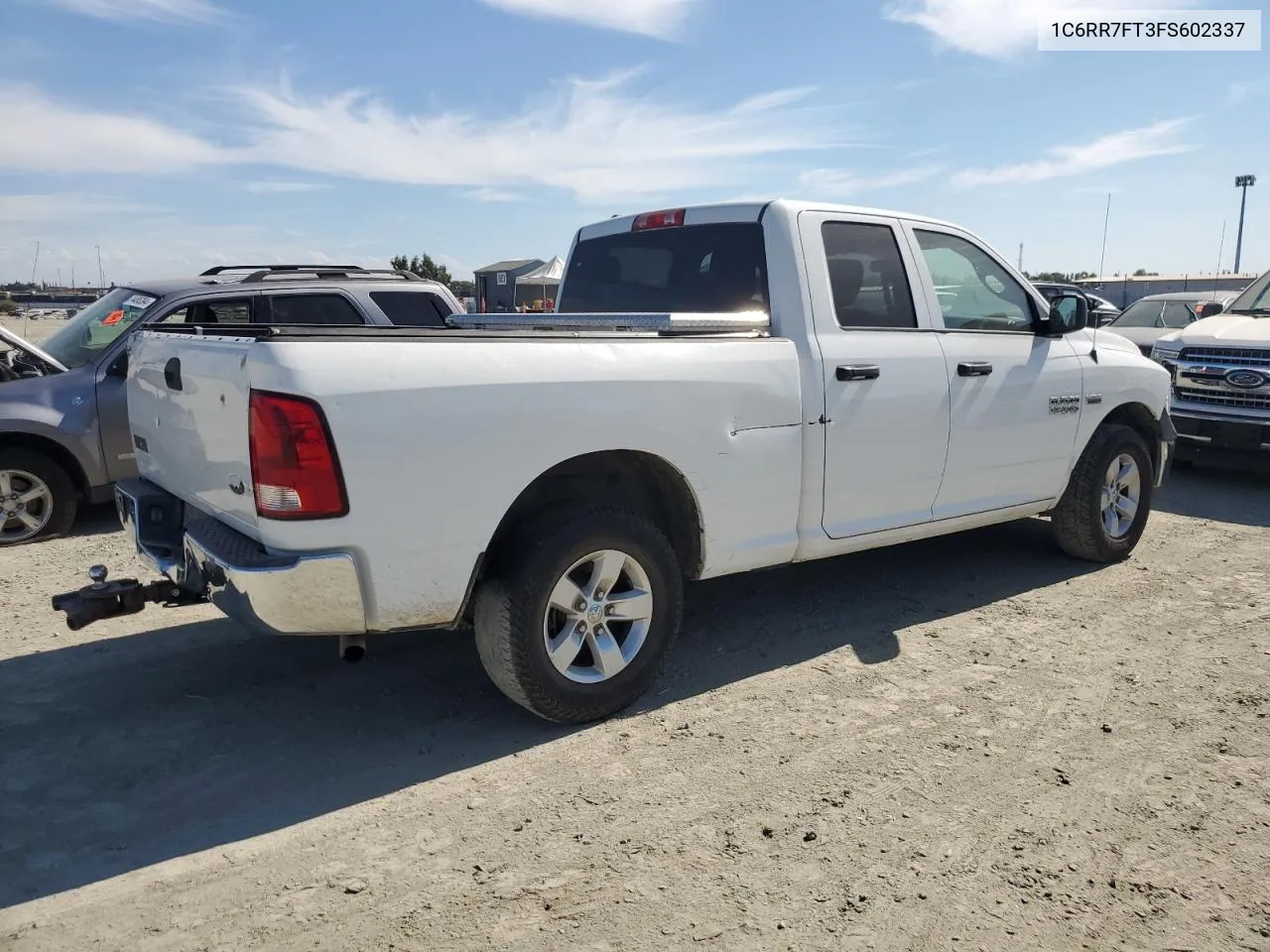 2015 Ram 1500 St VIN: 1C6RR7FT3FS602337 Lot: 74859514