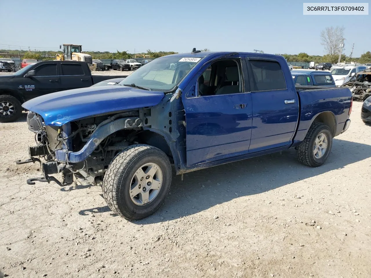 2015 Ram 1500 Slt VIN: 3C6RR7LT3FG709402 Lot: 75054904