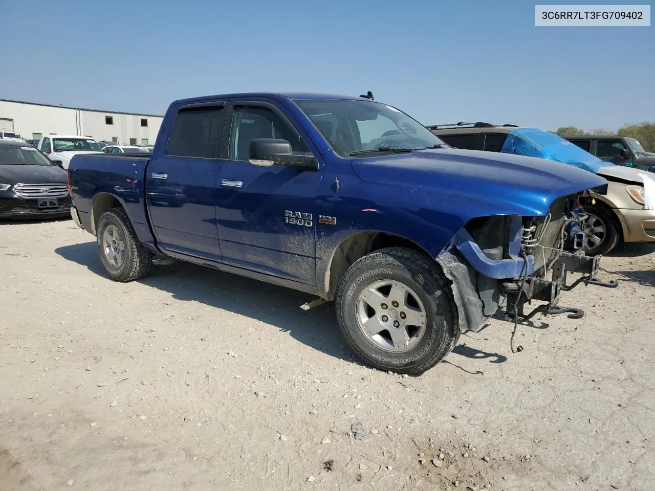 2015 Ram 1500 Slt VIN: 3C6RR7LT3FG709402 Lot: 75054904