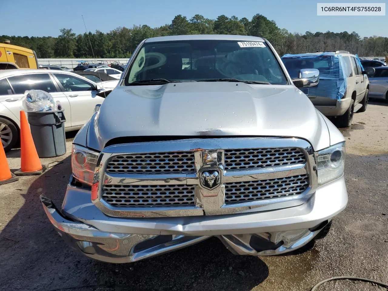 2015 Ram 1500 Laramie VIN: 1C6RR6NT4FS755028 Lot: 75199474