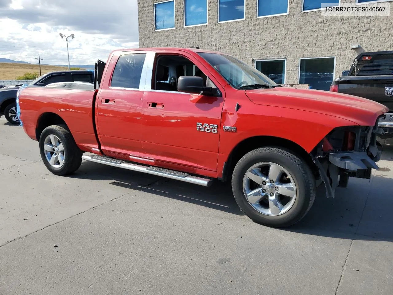 2015 Ram 1500 Slt VIN: 1C6RR7GT3FS640567 Lot: 75258554