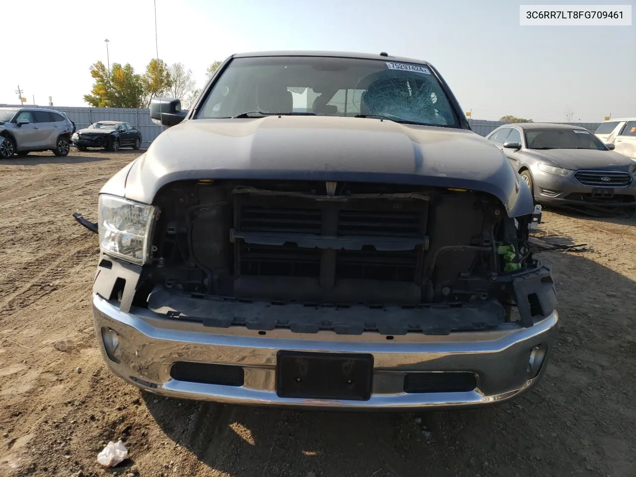 2015 Ram 1500 Slt VIN: 3C6RR7LT8FG709461 Lot: 75297424