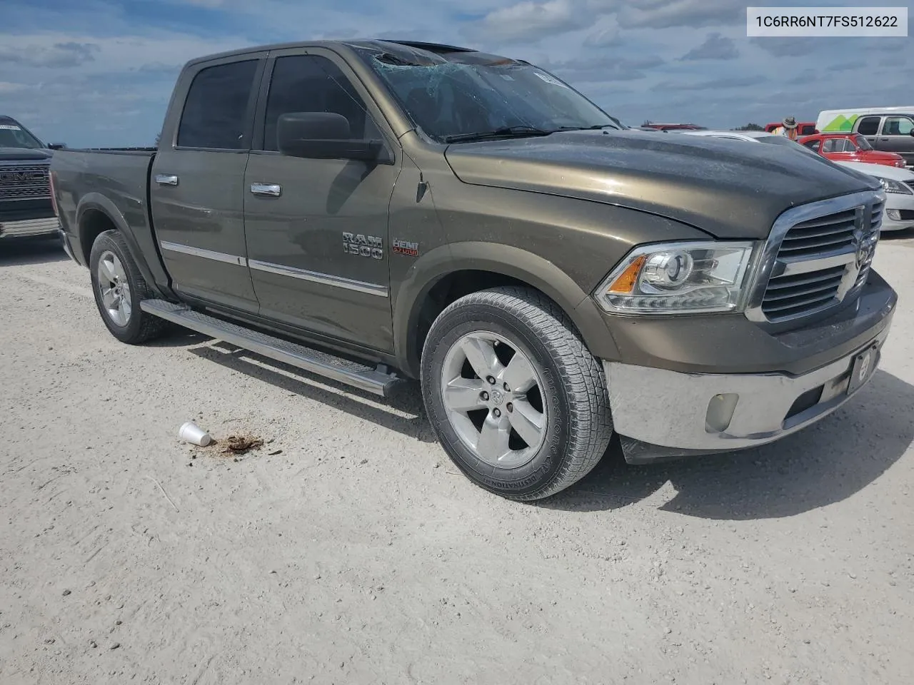 2015 Ram 1500 Laramie VIN: 1C6RR6NT7FS512622 Lot: 75425974