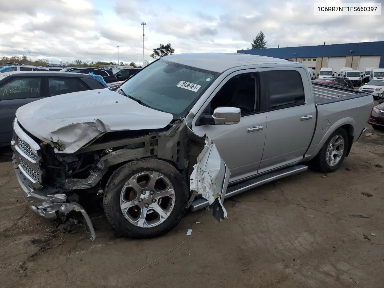 2015 Ram 1500 Laramie VIN: 1C6RR7NT1FS660397 Lot: 75496464