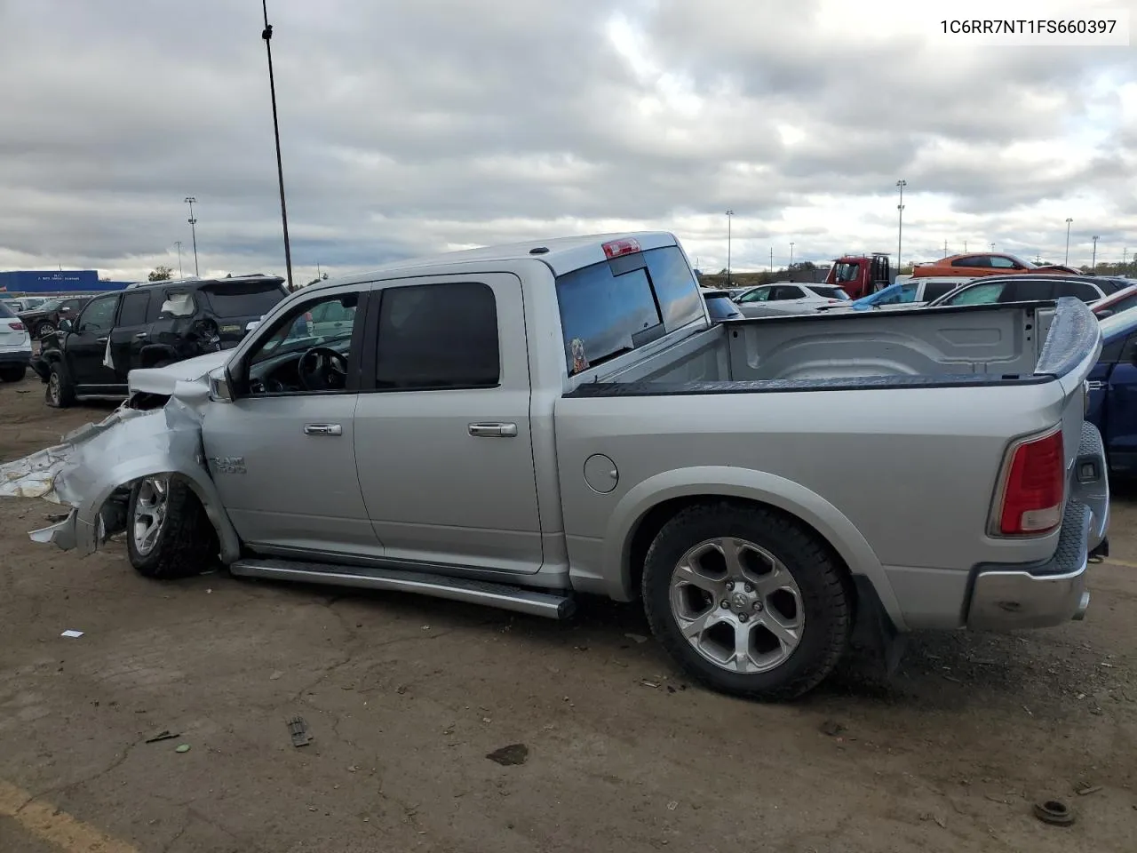 2015 Ram 1500 Laramie VIN: 1C6RR7NT1FS660397 Lot: 75496464