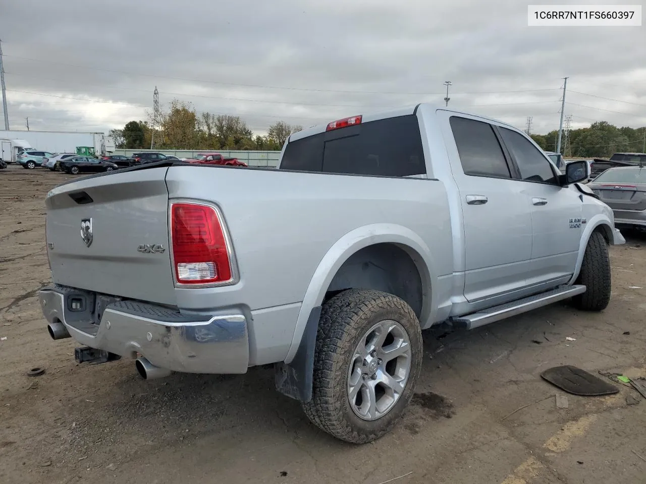 2015 Ram 1500 Laramie VIN: 1C6RR7NT1FS660397 Lot: 75496464