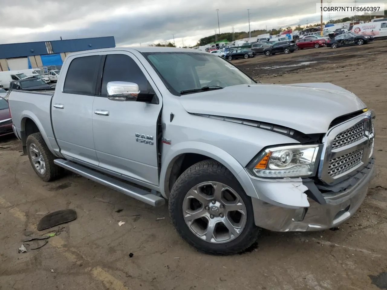 2015 Ram 1500 Laramie VIN: 1C6RR7NT1FS660397 Lot: 75496464