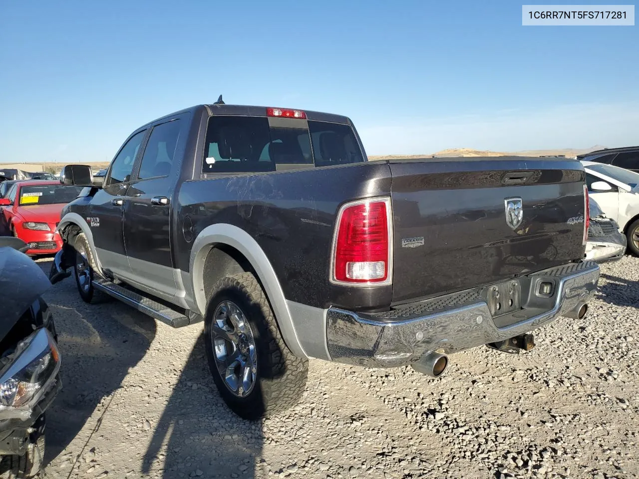 2015 Ram 1500 Laramie VIN: 1C6RR7NT5FS717281 Lot: 75672274