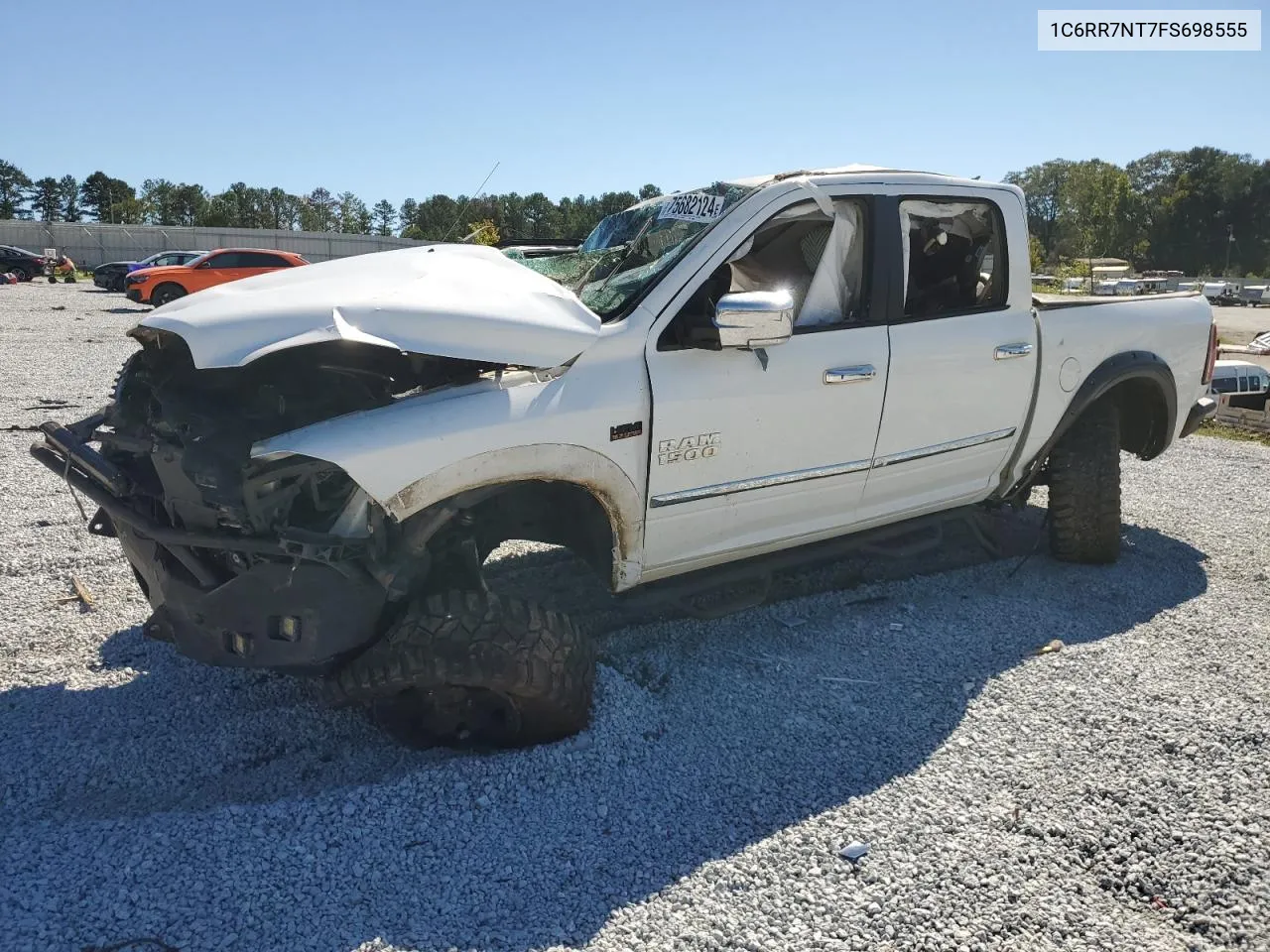 2015 Ram 1500 Laramie VIN: 1C6RR7NT7FS698555 Lot: 75682124