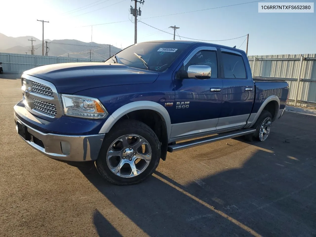 2015 Ram 1500 Laramie VIN: 1C6RR7NTXFS652380 Lot: 75683064