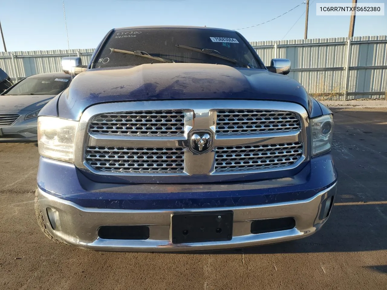 2015 Ram 1500 Laramie VIN: 1C6RR7NTXFS652380 Lot: 75683064