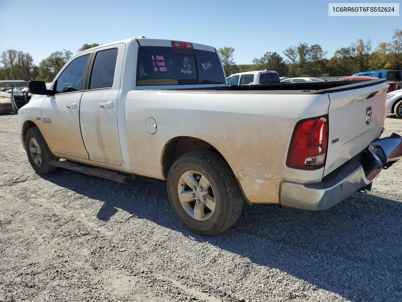 2015 Ram 1500 Slt VIN: 1C6RR6GT6FS552624 Lot: 75772974