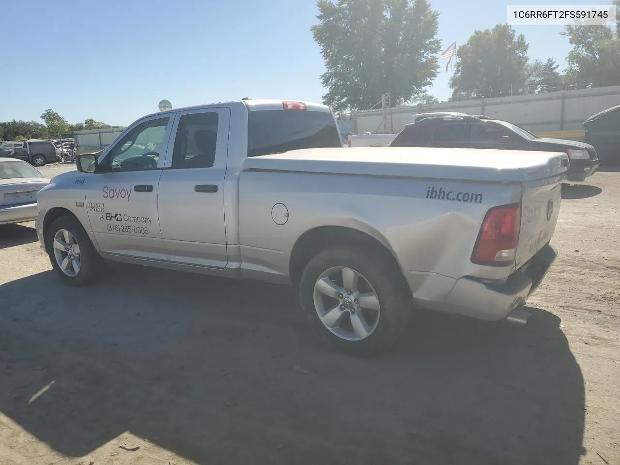 2015 Ram 1500 St VIN: 1C6RR6FT2FS591745 Lot: 75868064