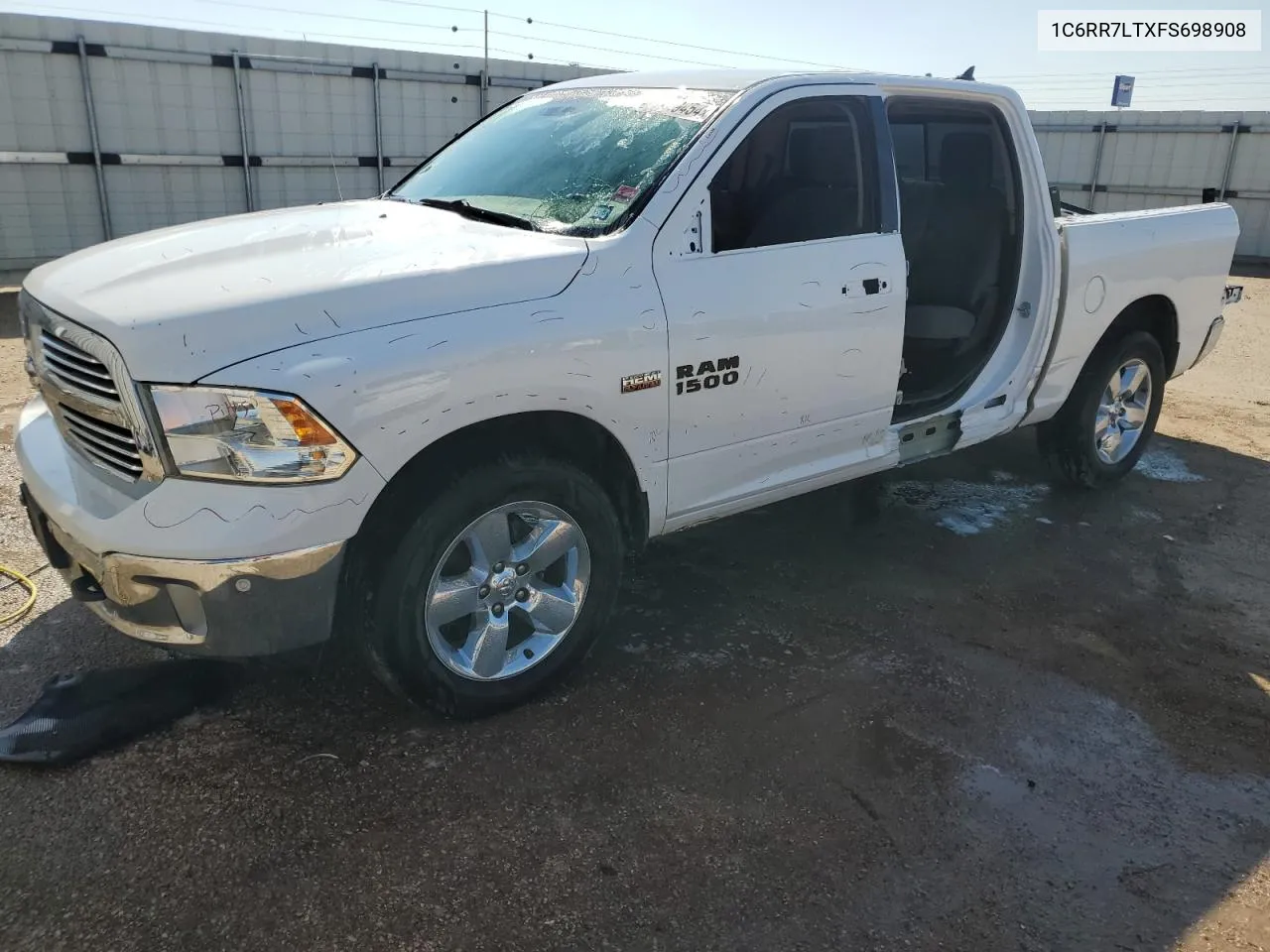 2015 Ram 1500 Slt VIN: 1C6RR7LTXFS698908 Lot: 75890994