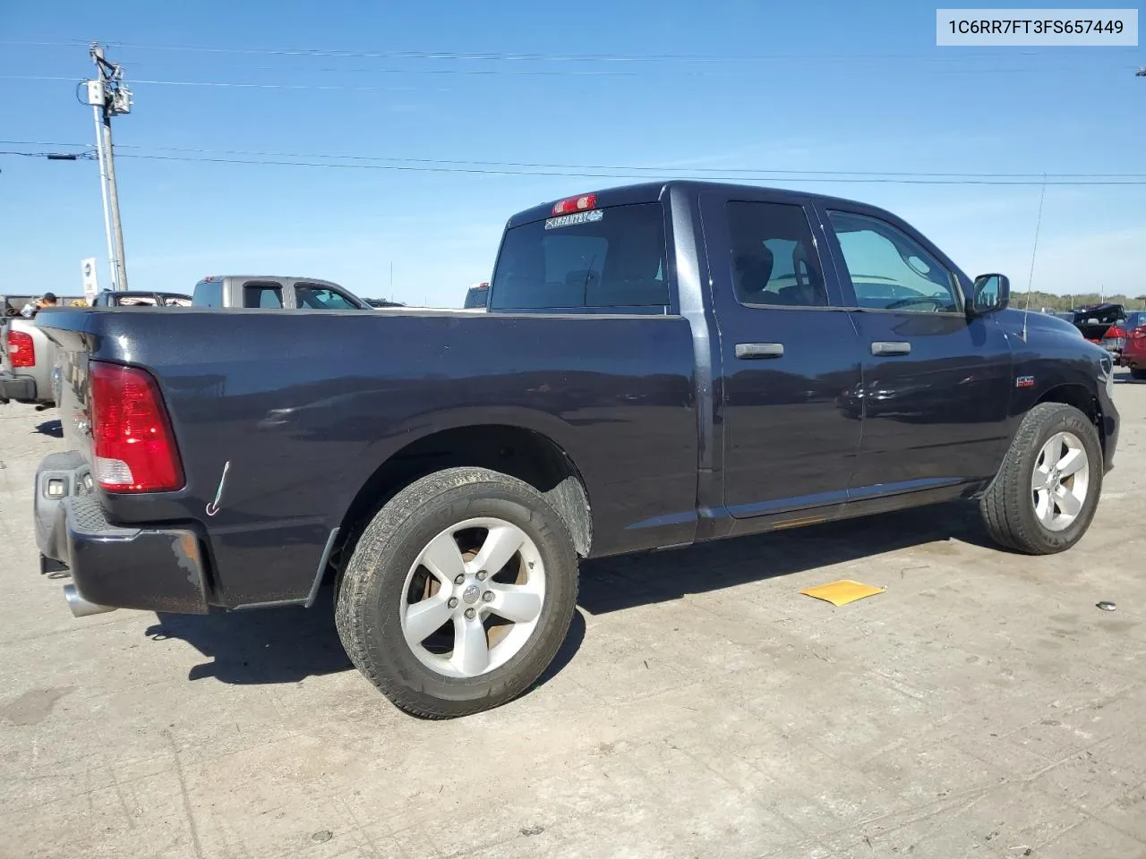 2015 Ram 1500 St VIN: 1C6RR7FT3FS657449 Lot: 75947644