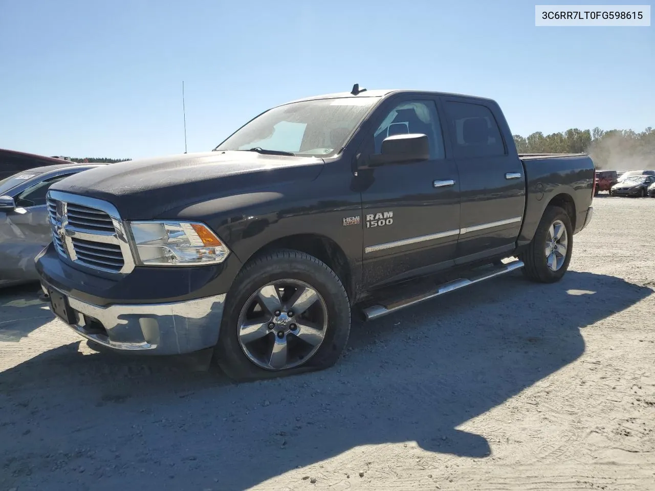 2015 Ram 1500 Slt VIN: 3C6RR7LT0FG598615 Lot: 75981704