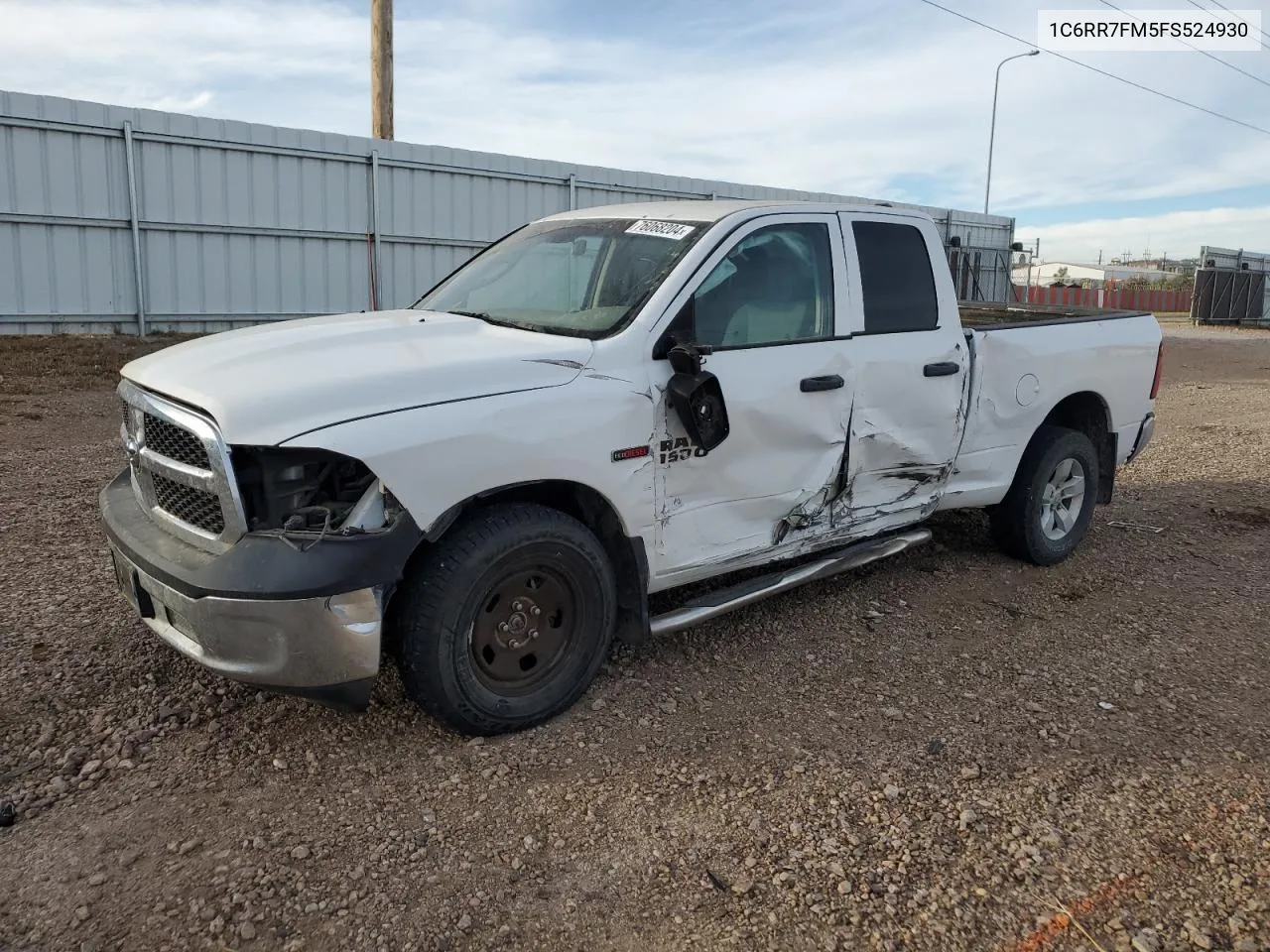 2015 Ram 1500 St VIN: 1C6RR7FM5FS524930 Lot: 76068204