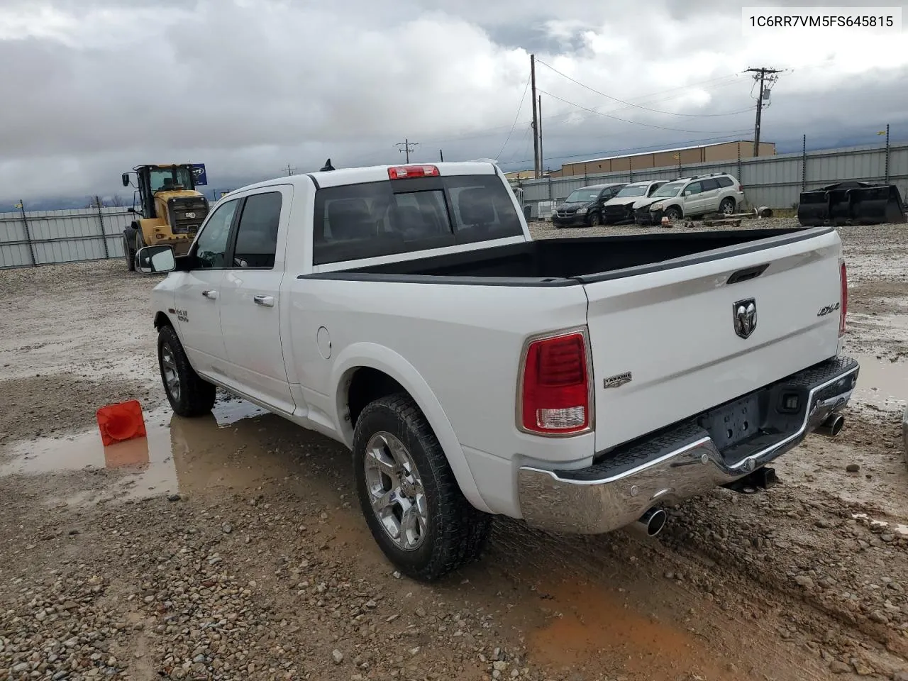 2015 Ram 1500 Laramie VIN: 1C6RR7VM5FS645815 Lot: 76141894