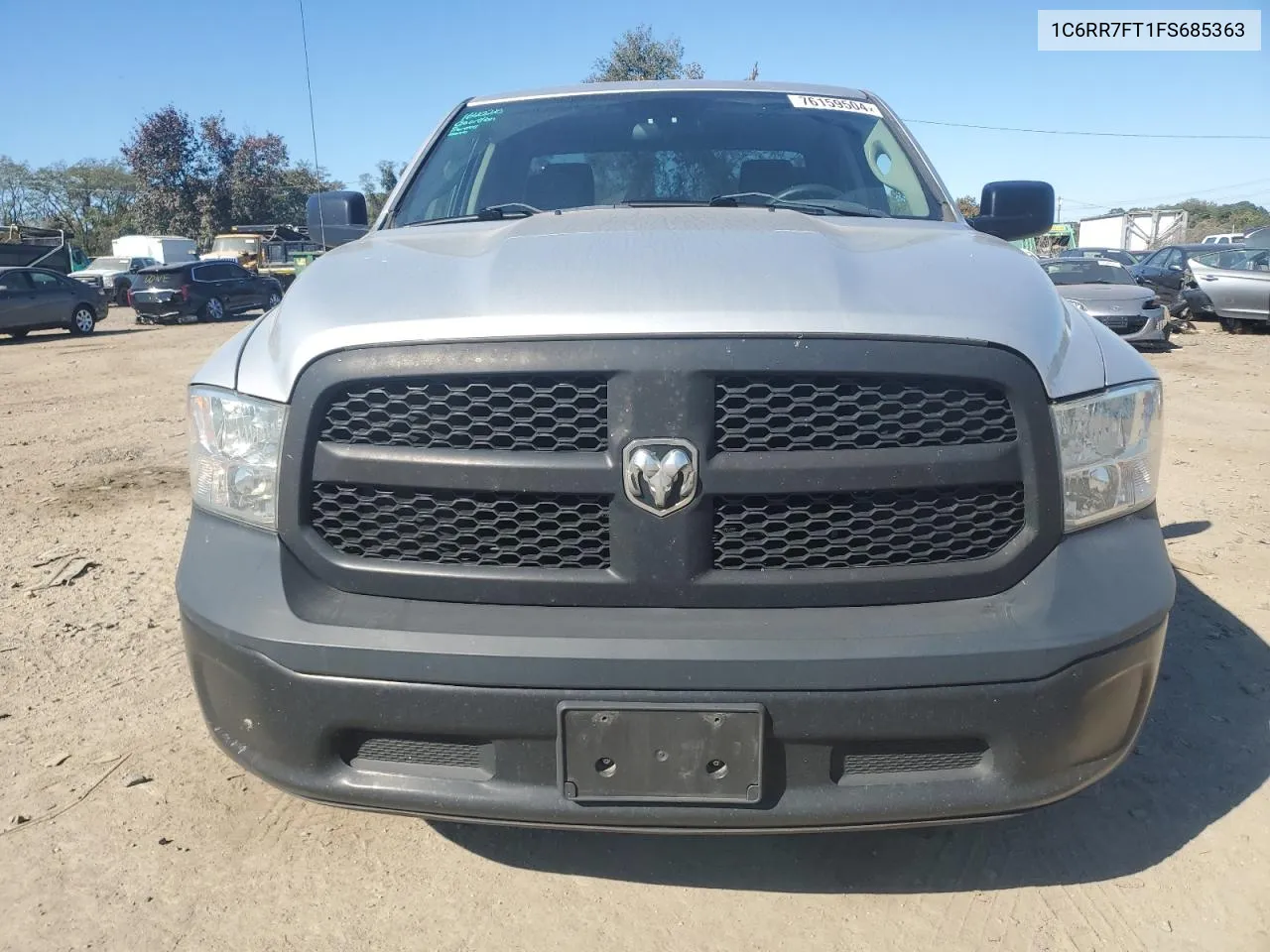 2015 Ram 1500 St VIN: 1C6RR7FT1FS685363 Lot: 76159504