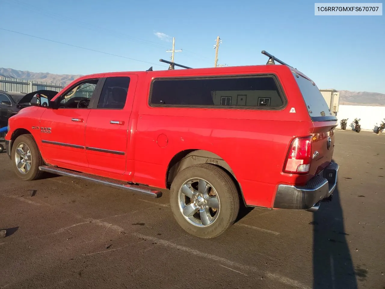 2015 Ram 1500 Slt VIN: 1C6RR7GMXFS670707 Lot: 76317394