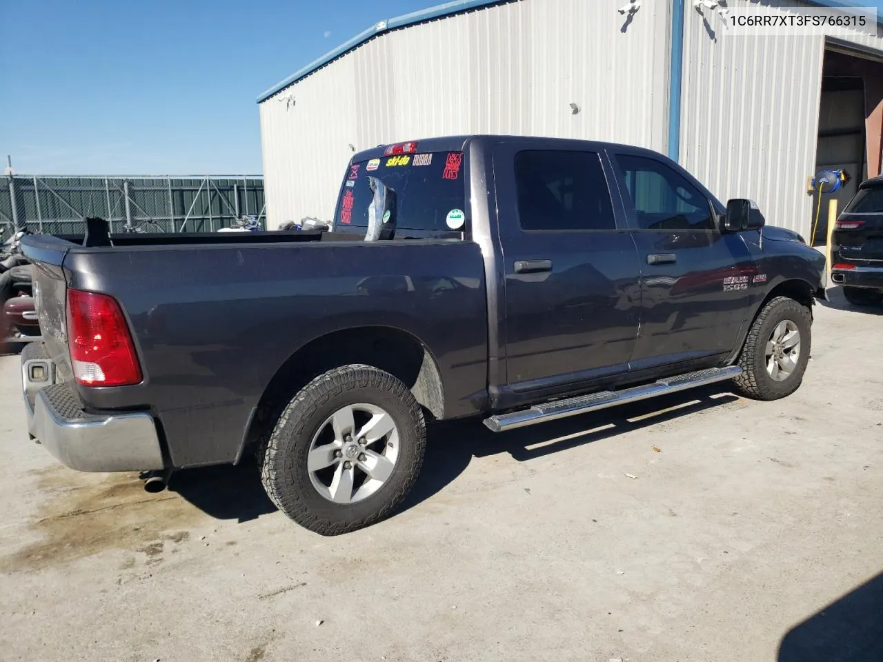 2015 Ram 1500 Ssv VIN: 1C6RR7XT3FS766315 Lot: 76390534