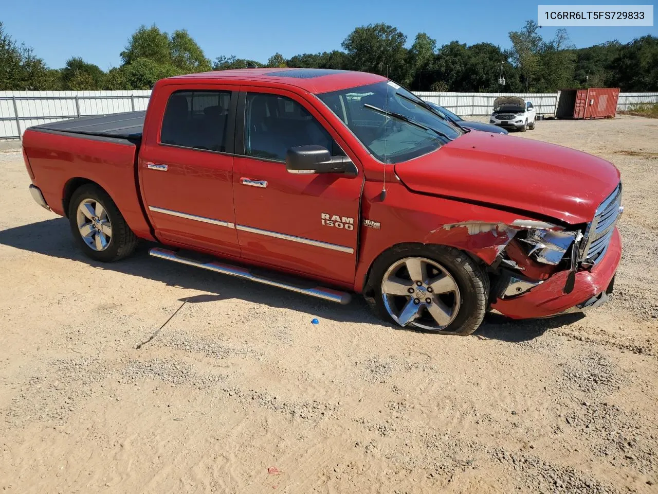 2015 Ram 1500 Slt VIN: 1C6RR6LT5FS729833 Lot: 76424244