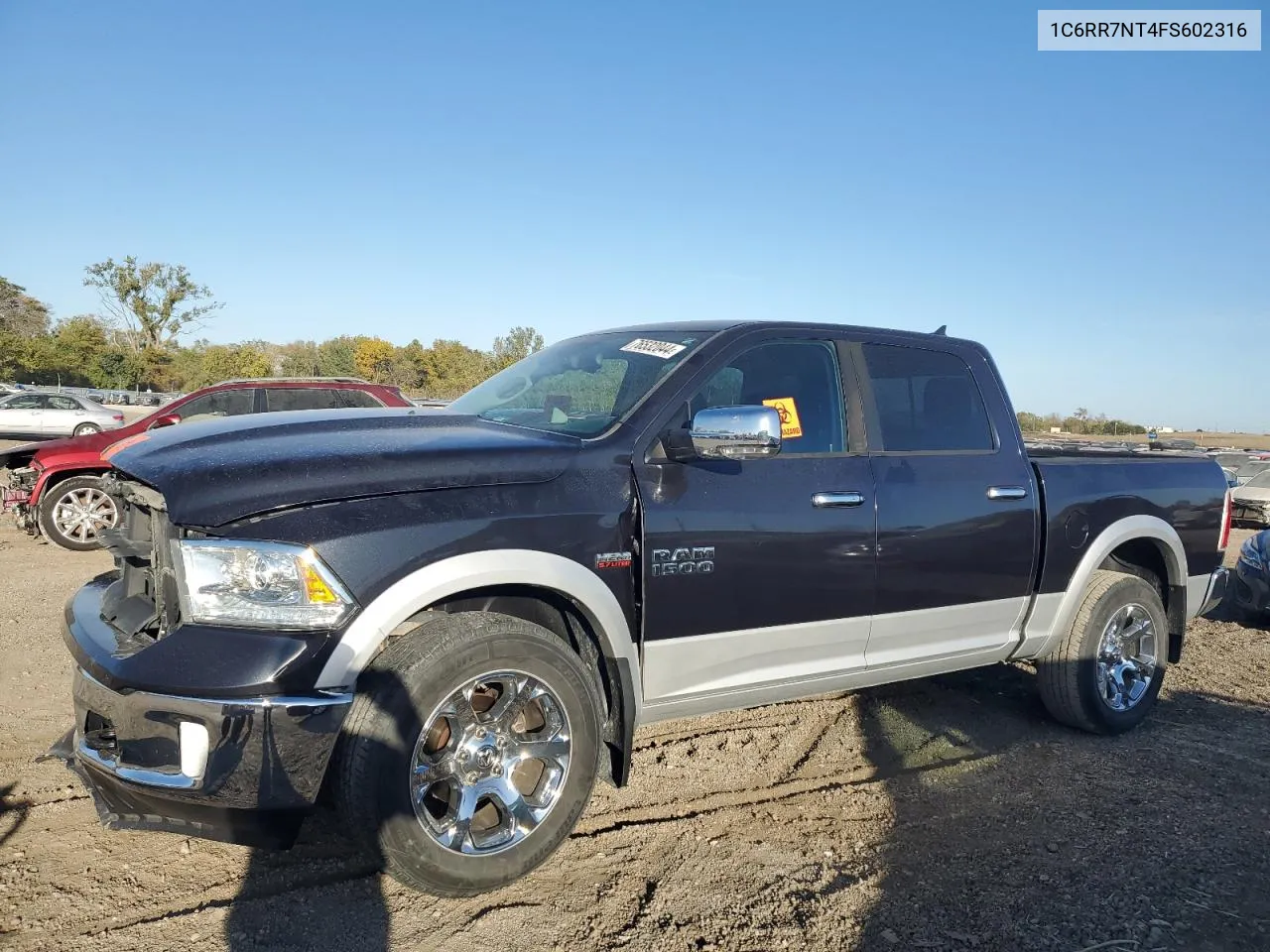 2015 Ram 1500 Laramie VIN: 1C6RR7NT4FS602316 Lot: 76532044