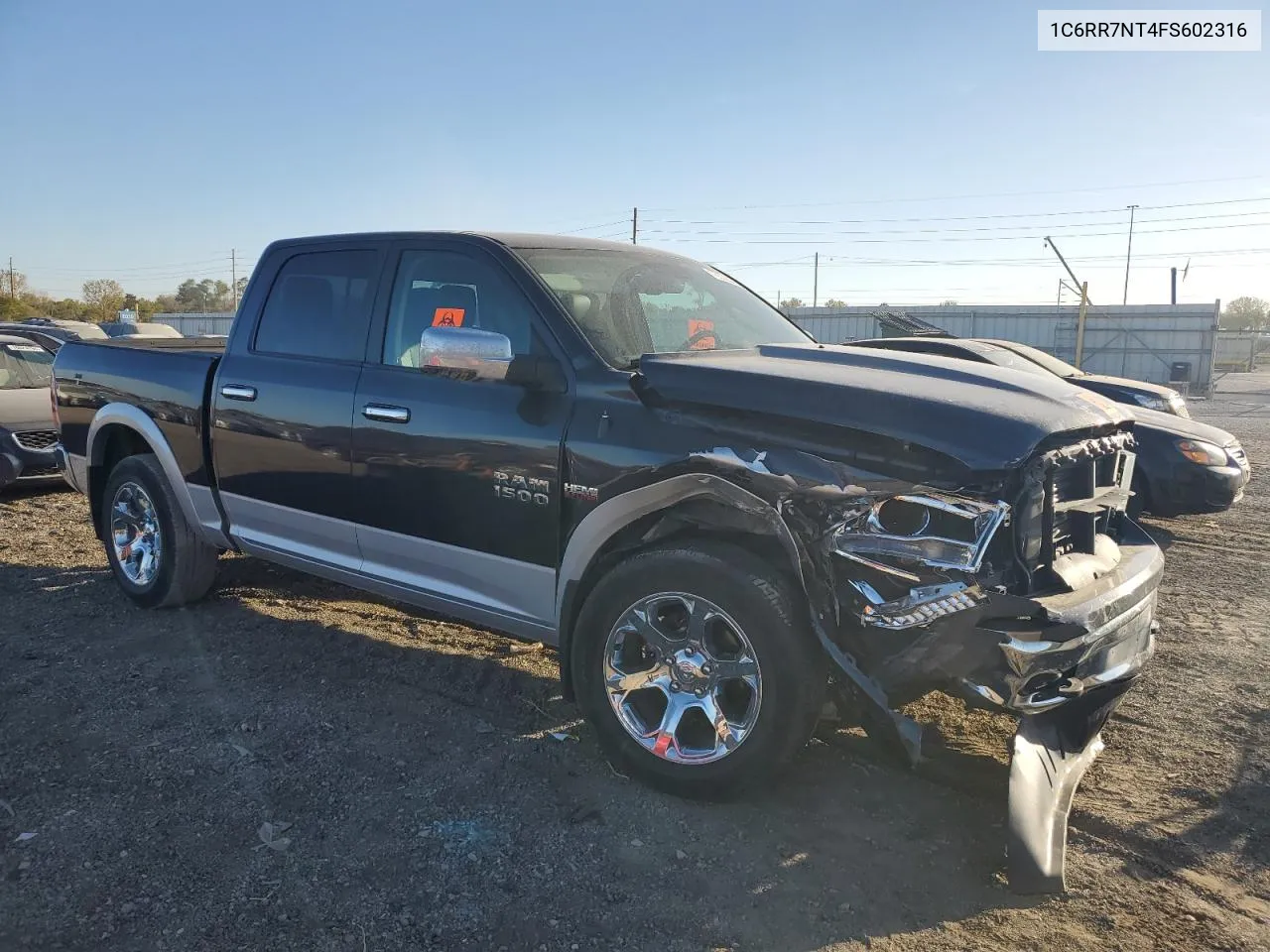 2015 Ram 1500 Laramie VIN: 1C6RR7NT4FS602316 Lot: 76532044