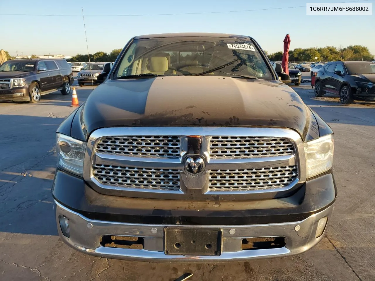 2015 Ram 1500 Laramie VIN: 1C6RR7JM6FS688002 Lot: 76534674