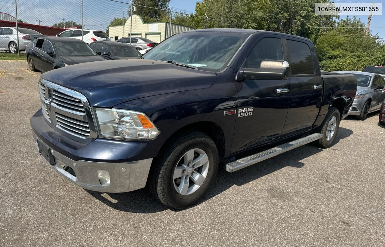 2015 Ram 1500 Slt VIN: 1C6RR6LMXFS581655 Lot: 76548794