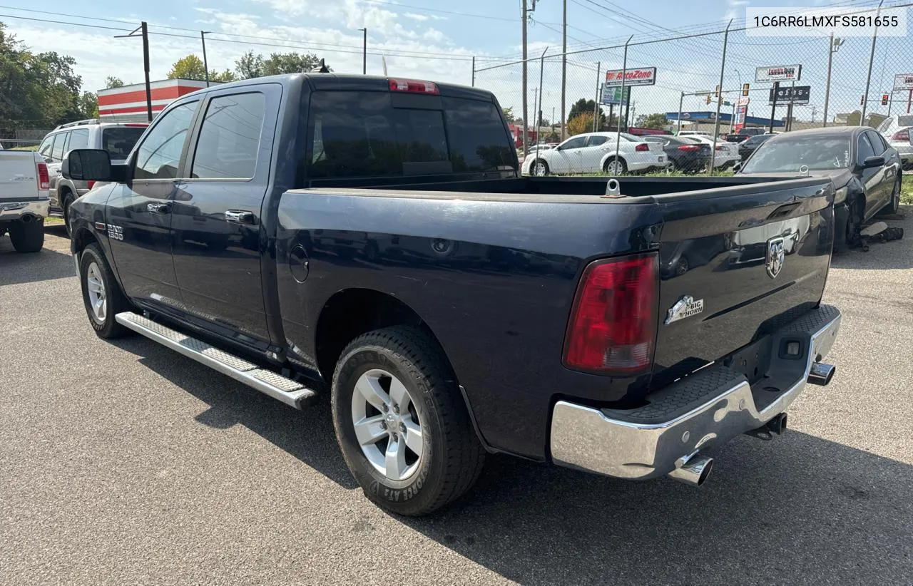 2015 Ram 1500 Slt VIN: 1C6RR6LMXFS581655 Lot: 76548794