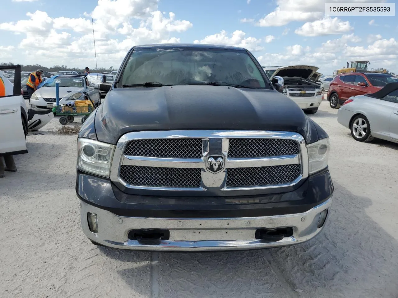 2015 Ram 1500 Longhorn VIN: 1C6RR6PT2FS535593 Lot: 76597444