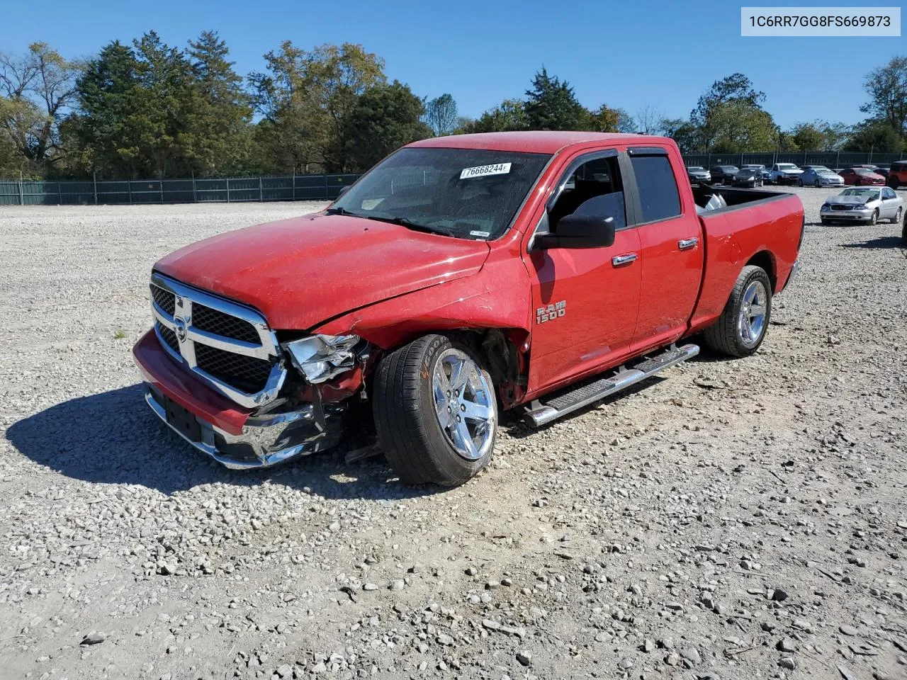 2015 Ram 1500 Slt VIN: 1C6RR7GG8FS669873 Lot: 76668244