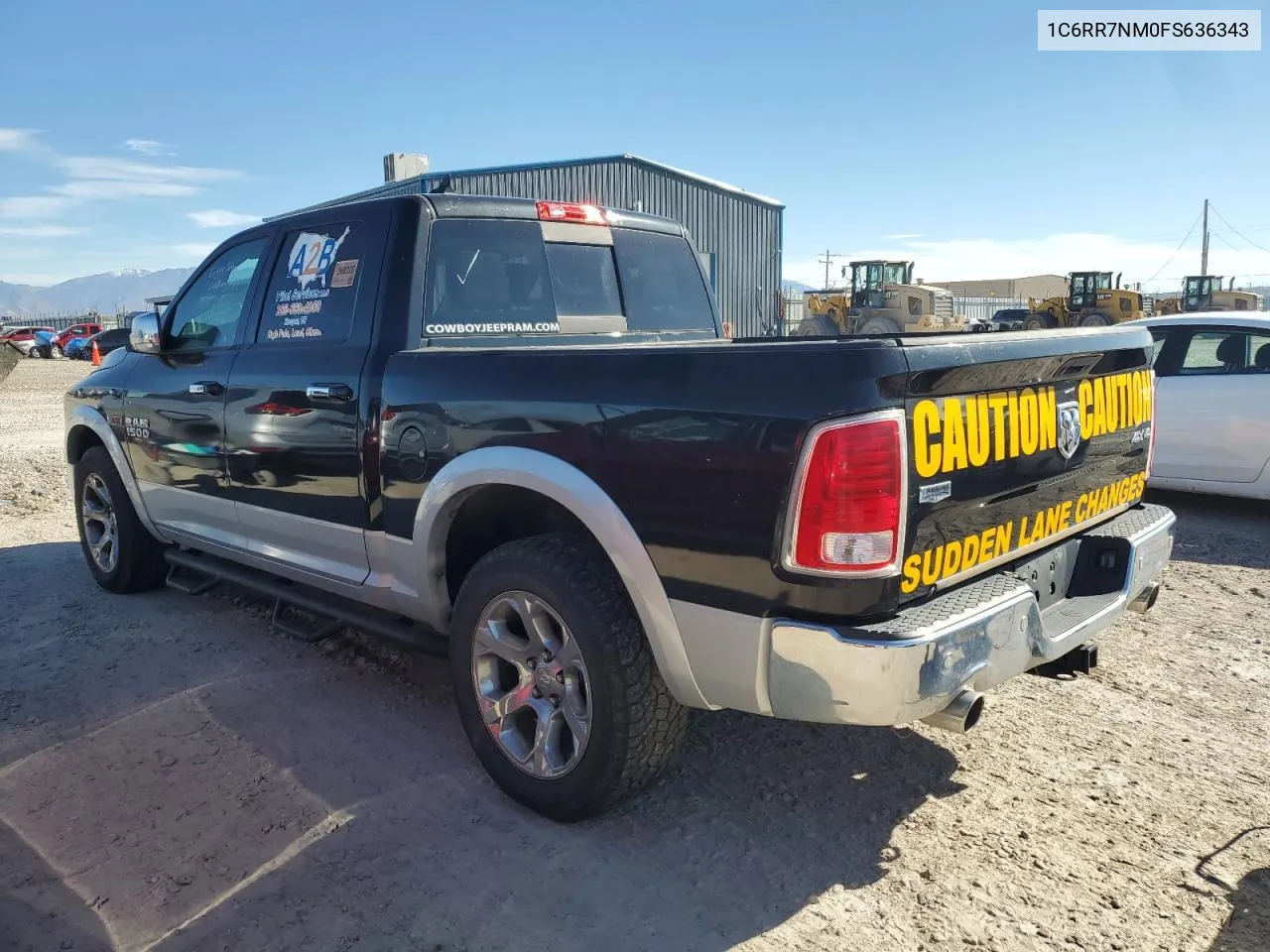 2015 Ram 1500 Laramie VIN: 1C6RR7NM0FS636343 Lot: 76670694