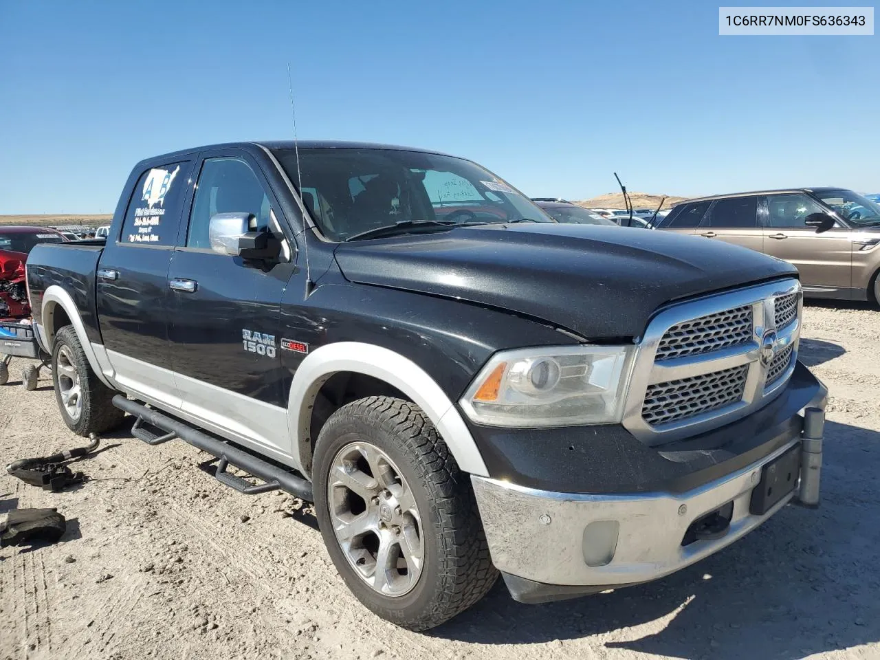 2015 Ram 1500 Laramie VIN: 1C6RR7NM0FS636343 Lot: 76670694