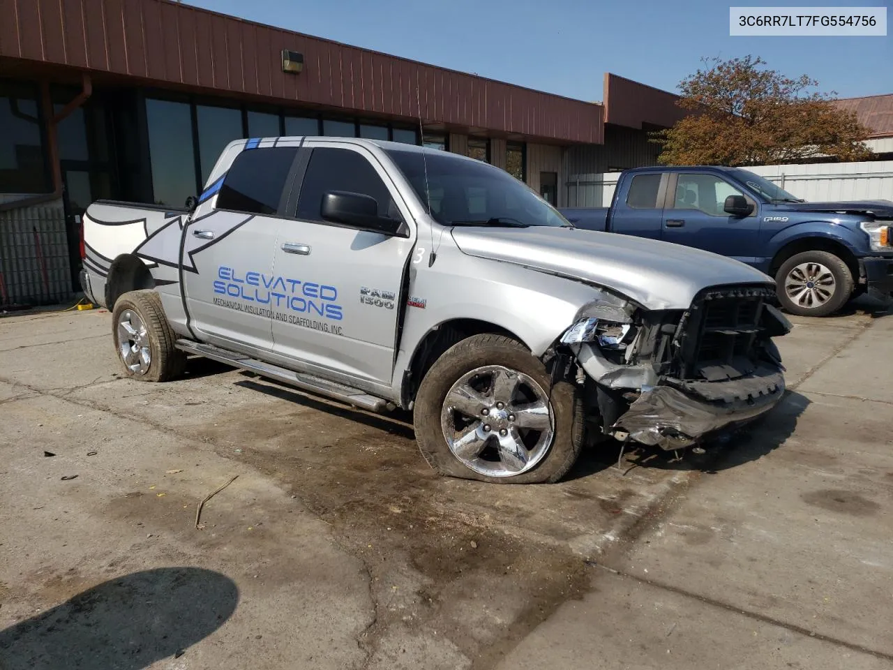 2015 Ram 1500 Slt VIN: 3C6RR7LT7FG554756 Lot: 76904874