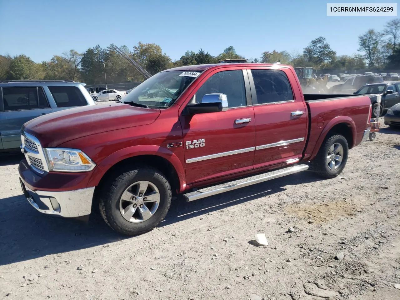 2015 Ram 1500 Laramie VIN: 1C6RR6NM4FS624299 Lot: 76948844