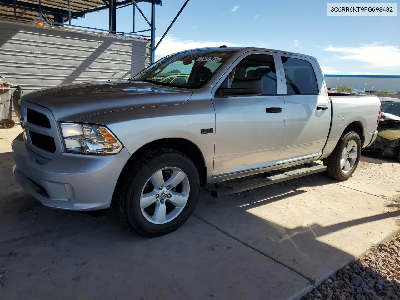 2015 Ram 1500 St VIN: 3C6RR6KT9FG698482 Lot: 77031914