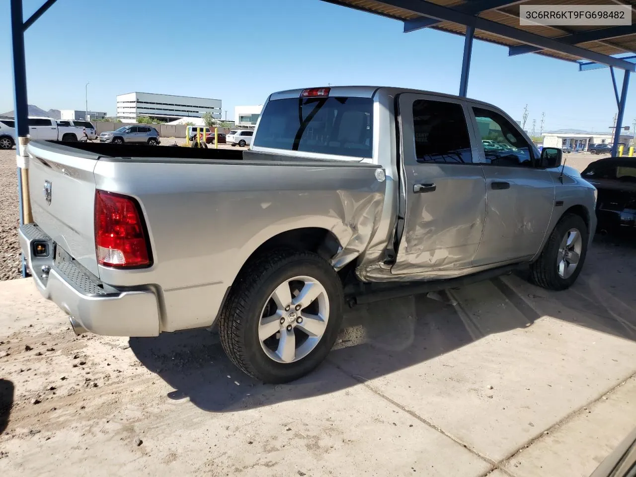 2015 Ram 1500 St VIN: 3C6RR6KT9FG698482 Lot: 77031914