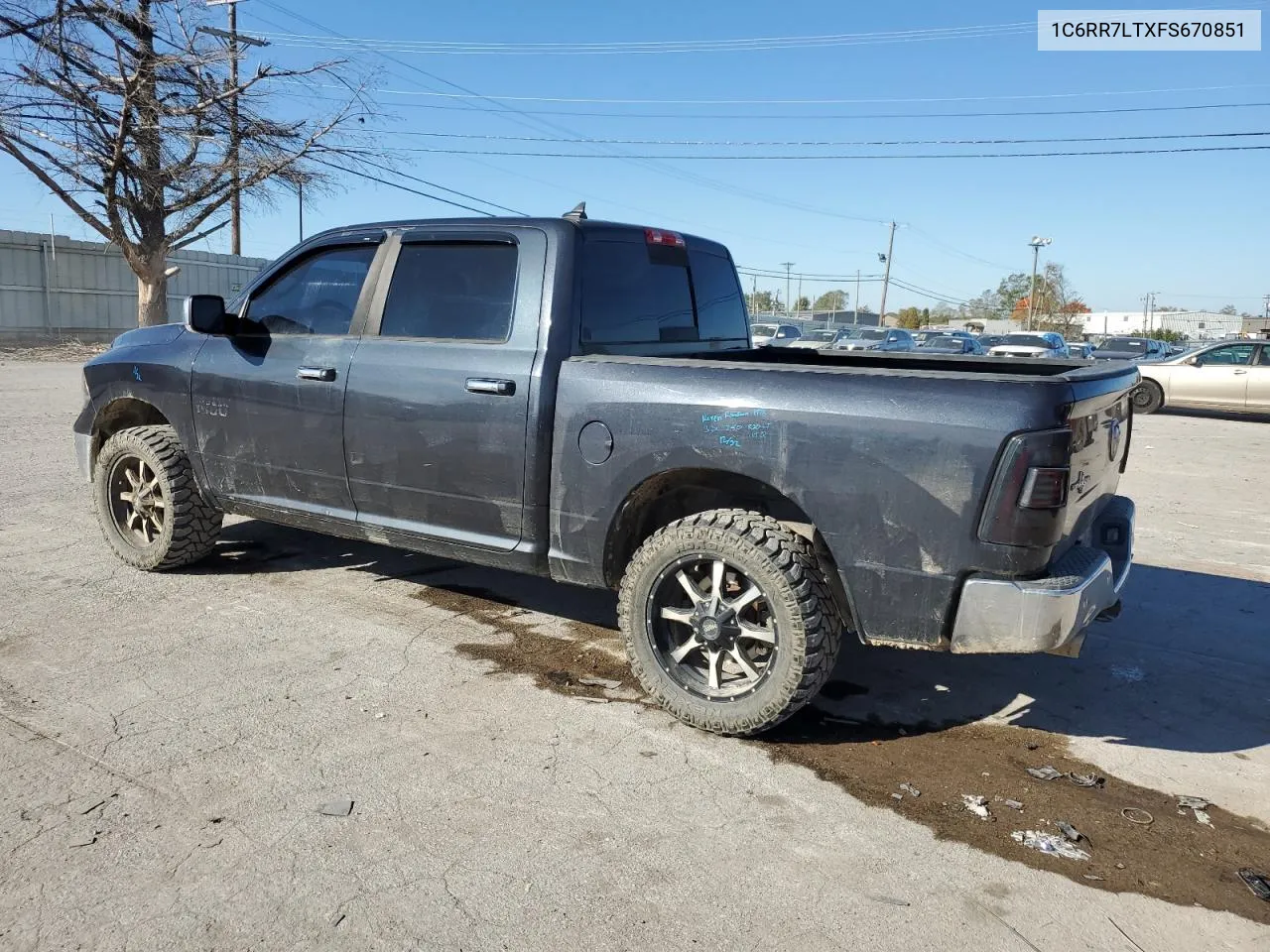 2015 Ram 1500 Slt VIN: 1C6RR7LTXFS670851 Lot: 77177044