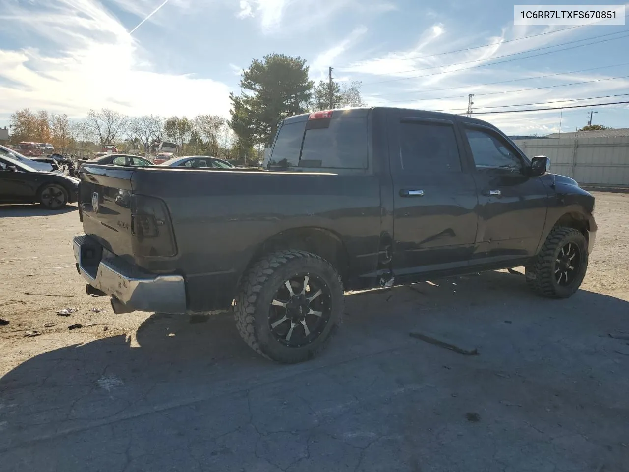 1C6RR7LTXFS670851 2015 Ram 1500 Slt