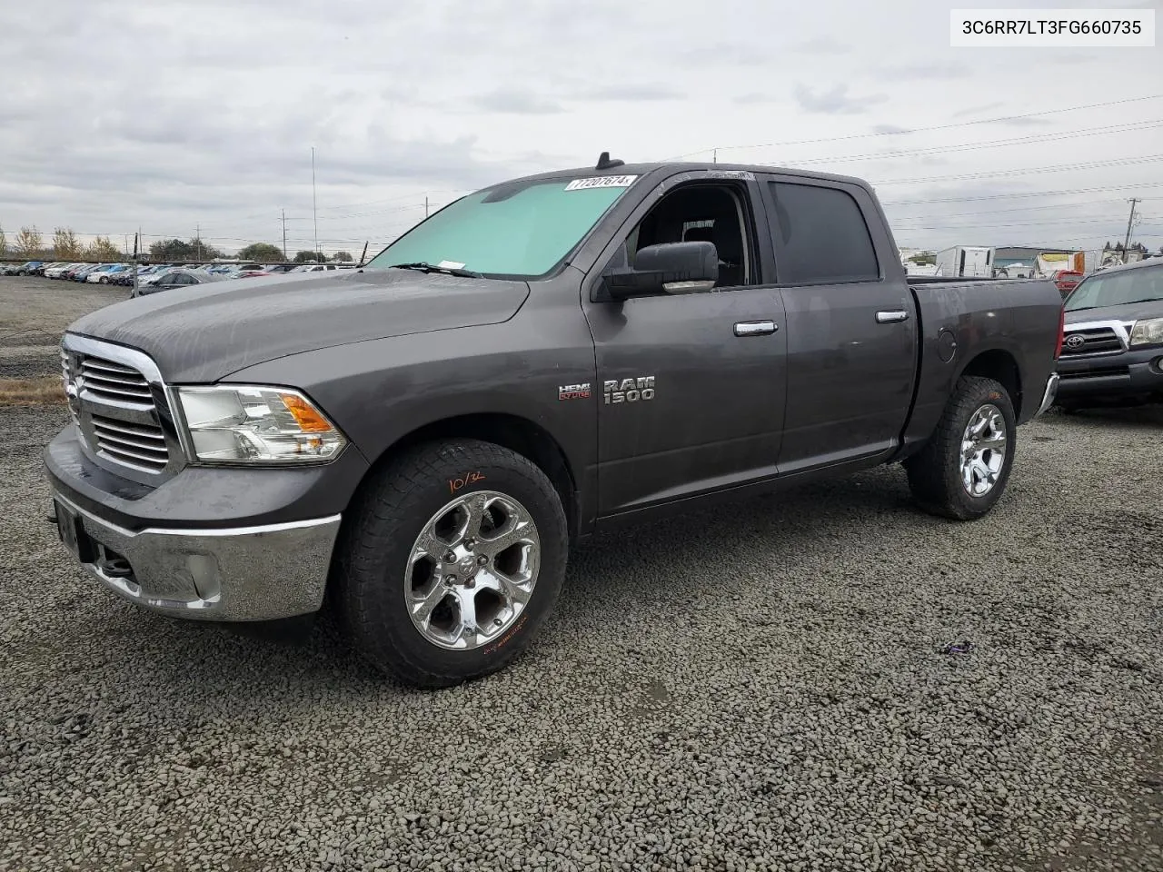 2015 Ram 1500 Slt VIN: 3C6RR7LT3FG660735 Lot: 77207674