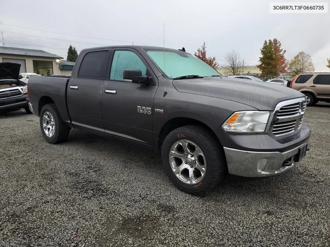 2015 Ram 1500 Slt VIN: 3C6RR7LT3FG660735 Lot: 77207674