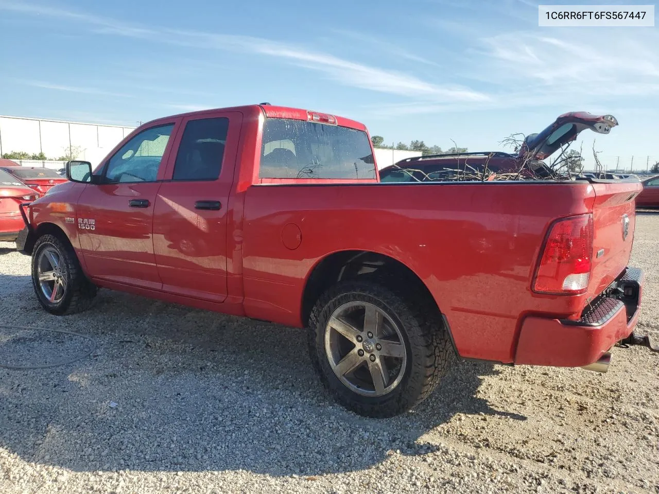 2015 Ram 1500 St VIN: 1C6RR6FT6FS567447 Lot: 77216464