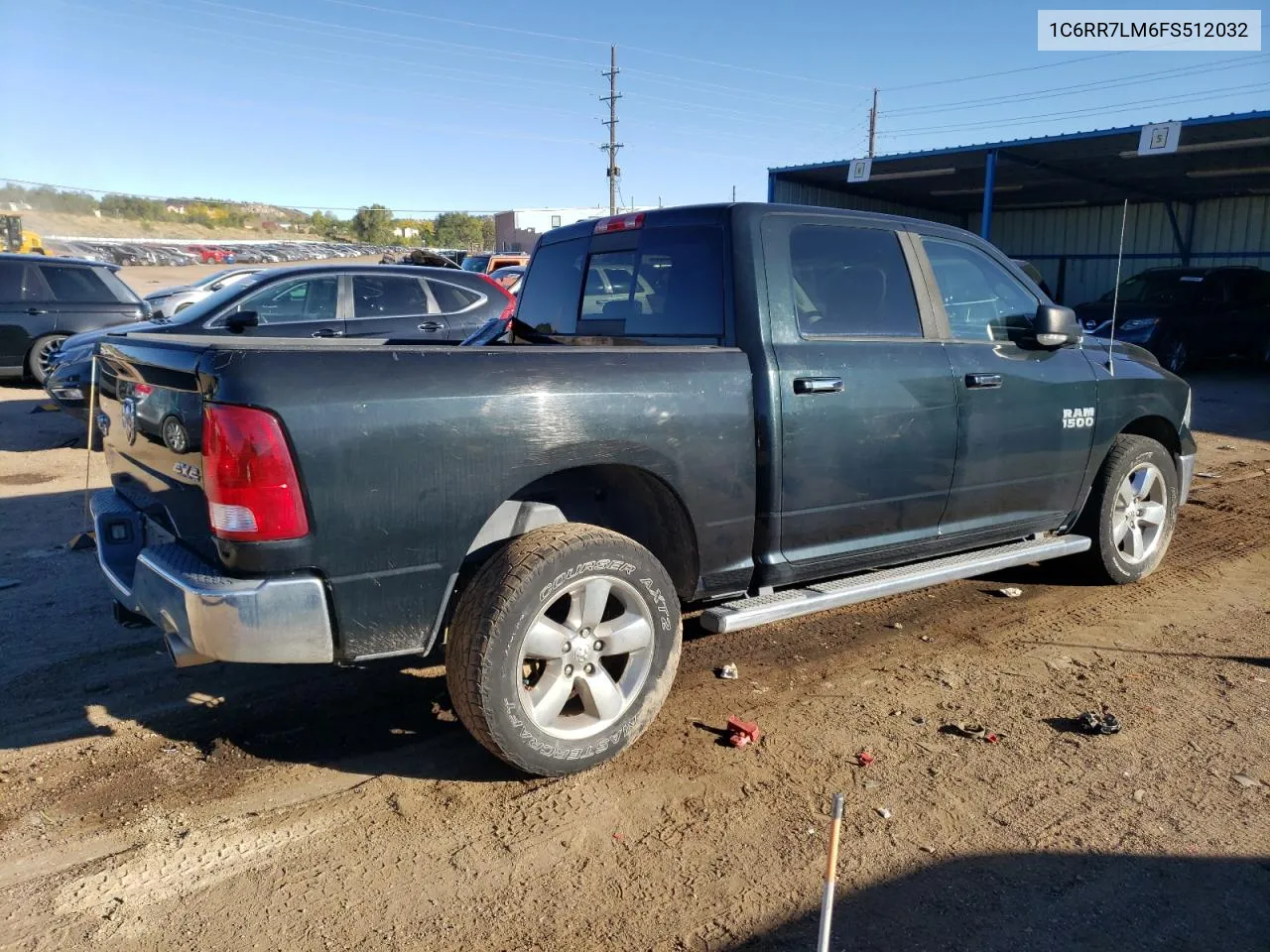 2015 Ram 1500 Slt VIN: 1C6RR7LM6FS512032 Lot: 77414974