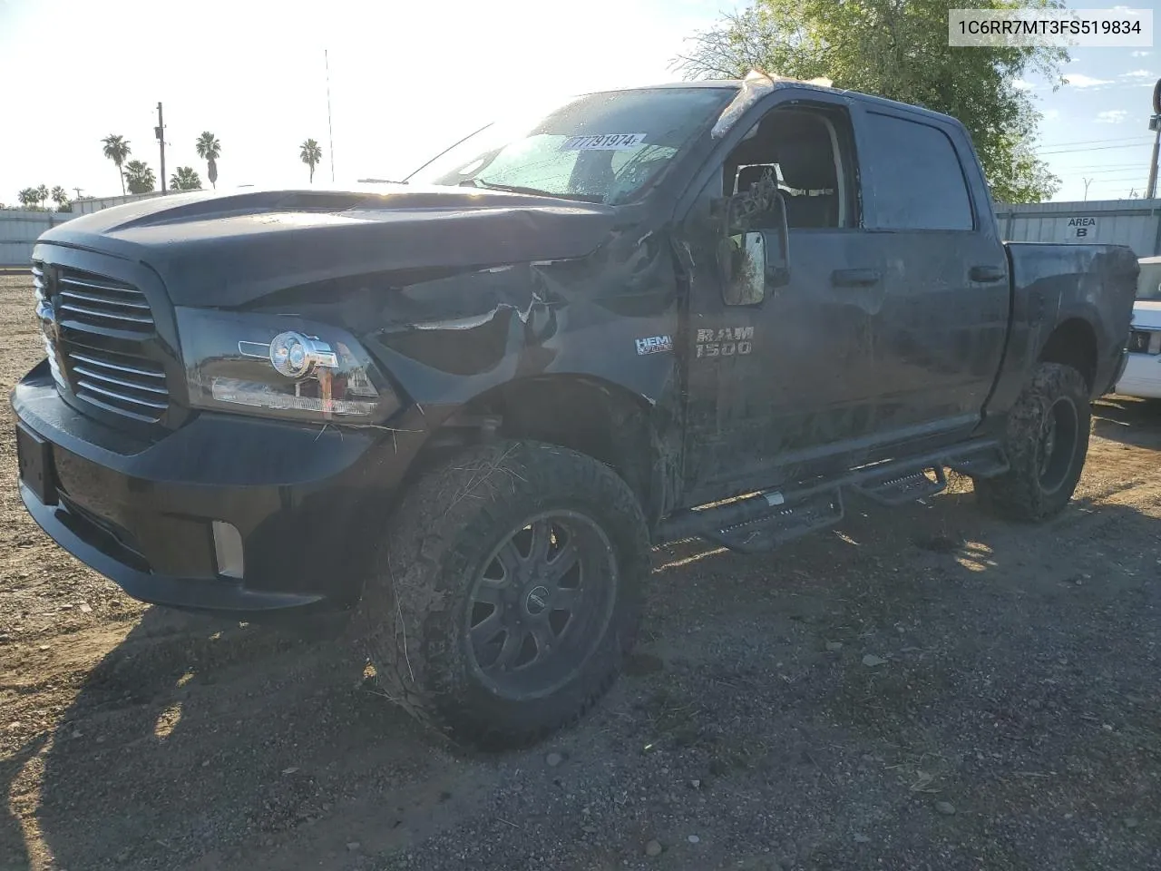 1C6RR7MT3FS519834 2015 Ram 1500 Sport