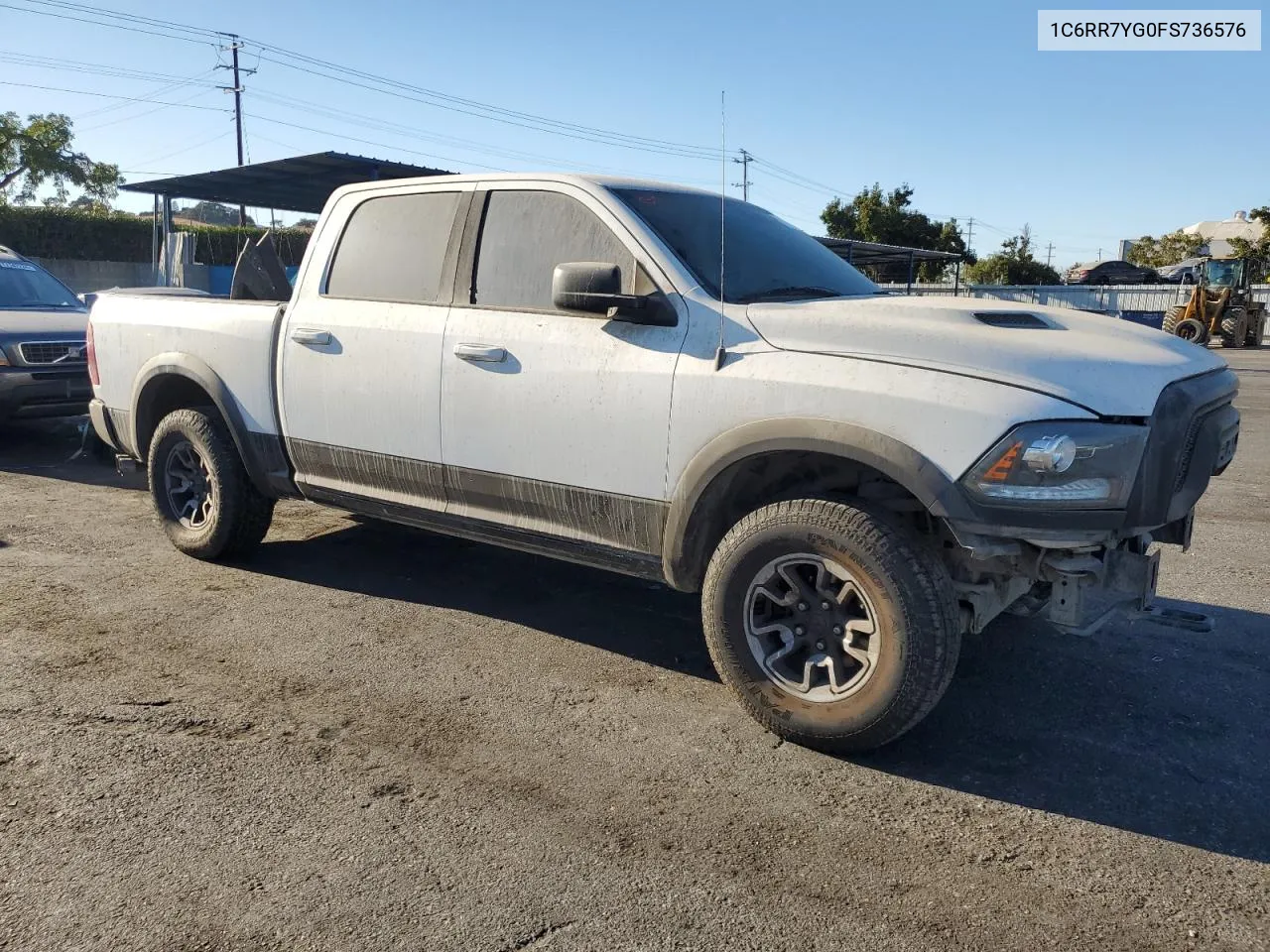 2015 Ram 1500 Rebel VIN: 1C6RR7YG0FS736576 Lot: 78050094