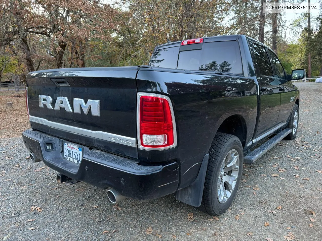 2015 Ram 1500 Longhorn VIN: 1C6RR7PM8FS751124 Lot: 78321814